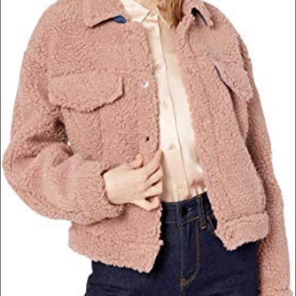 Astr Jackets & Blazers - ASTR The Label teddy faux shearling trucker